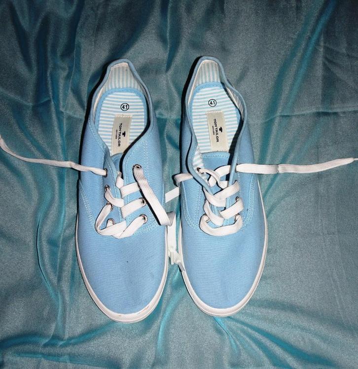 Tom Tailor Denim Sneakers Laag Light Blue, Kleding | Heren, Schoenen, Nieuw, Sneakers, Blauw, Verzenden