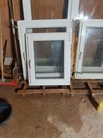 Wit PVC raam dubbel glas, Doe-het-zelf en Bouw, Raamkozijnen en Schuifdeuren, Zo goed als nieuw, Ophalen