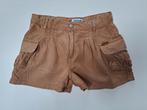 Mt 116 Bruine short met plooitjes, Kinderen en Baby's, Kinderkleding | Maat 116, Broek, Meisje, MAYORAL, Ophalen of Verzenden