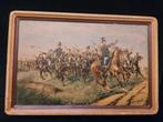 Vintage Blikken Doos “Ulanen – Belgische Lanciers” WO 1, Enlèvement ou Envoi, Armée de terre, Objet d'art