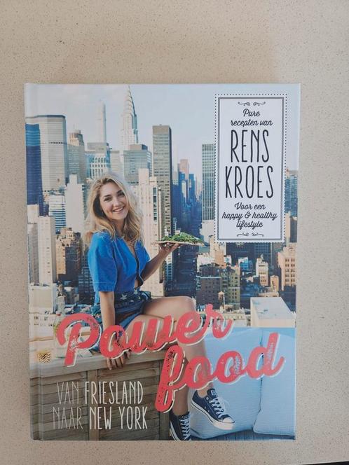 Rens Kroes - Powerfood - Van Friesland naar New York, Boeken, Kookboeken, Zo goed als nieuw, Ophalen of Verzenden