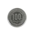 Tsjaad, 100 Francs 1990., Postzegels en Munten, Ophalen of Verzenden, Overige landen, Losse munt