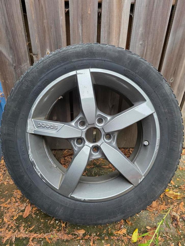 4 Jantes Alu 16" Borbet Speed  5x108 Peugeot, Auto diversen, Autosport-onderdelen, Gebruikt, Ophalen