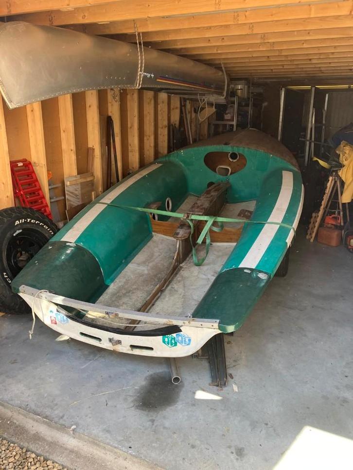 Dériveur 505, pont bois, à rafraichir. En options remorques, Sports nautiques & Bateaux, Voiliers ouverts, Utilisé, Autres types