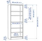 🌼 IKEA - Billy boekenkast met 5 leggers - 2 stuks 🌼, Huis en Inrichting, Kasten | Boekenkasten, 50 tot 100 cm, 25 tot 50 cm