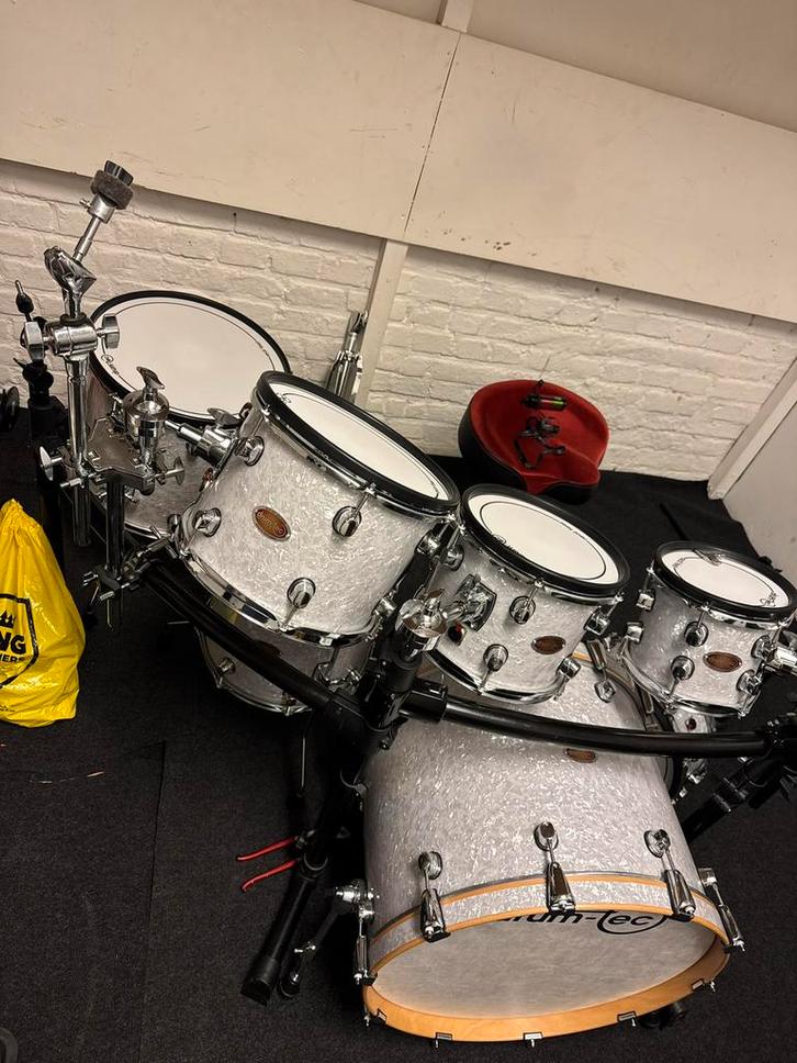 Drum tec + Td50x + case+cymbales, Musique & Instruments, Batteries & Percussions, Comme neuf, Roland, Électronique, Enlèvement