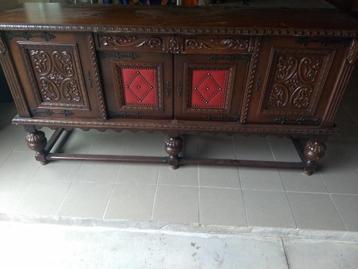 Dressoir kast, Huis en Inrichting, Verzenden, 150 tot 200 cm, Eikenhout, 25 tot 50 cm