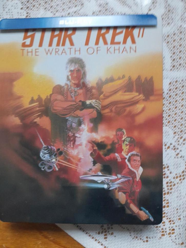 Star Trek the Wrath of Kahn 50th anniversary  steelbook, Cd's en Dvd's, Blu-ray, Gebruikt, Science Fiction en Fantasy, Verzenden