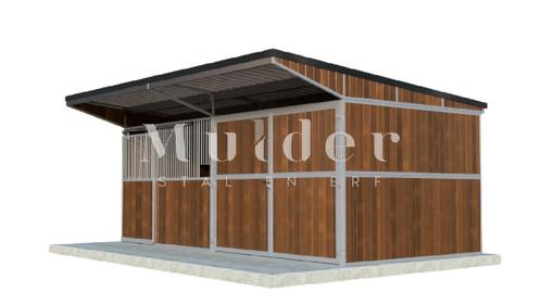 Buitenstal | 1 paardenstal met opslag | NIEUW | Voorraad, Dieren en Toebehoren, Stalling en Weidegang, Opfok, Stalling, Weidegang