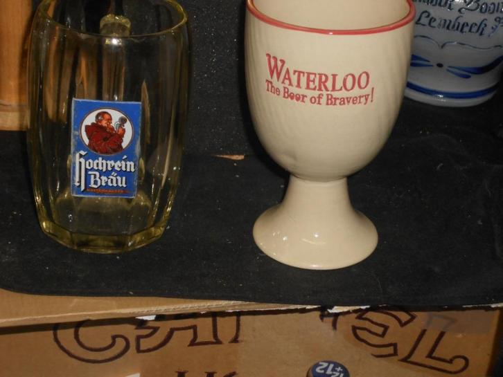 Bierglazen.Waterloo.Hochrein Brau.Rochefort.Trappistes.D 54, Verzamelen, Biermerken, Zo goed als nieuw, Glas of Glazen, Duvel