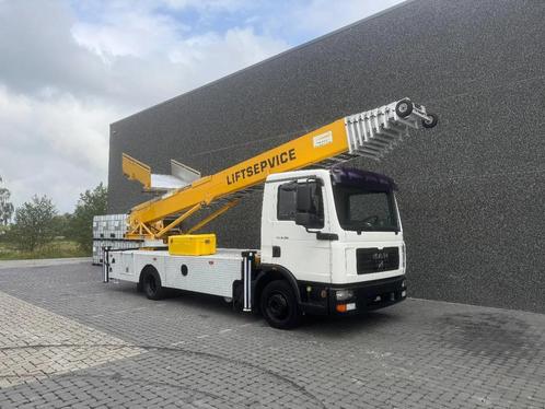 MAN TGL 8.180 Klaas HV 56/7.5M (bj 2007), Auto's, Vrachtwagens, Bedrijf, MAN, Diesel, Handgeschakeld, Wit, Achterwielaandrijving