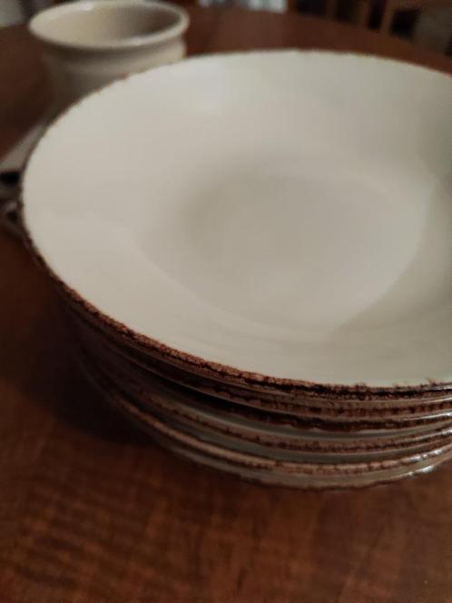 Cosy & Trendy 6 keramische borden, Huis en Inrichting, Keuken | Servies, Zo goed als nieuw, Keramiek, Ophalen