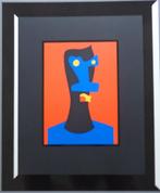 MICHEL HUSS / FANTOMAS / KLEURZEEFDRUK / 63x47cm / SIG, Antiek en Kunst, Kunst | Litho's en Zeefdrukken, Ophalen of Verzenden