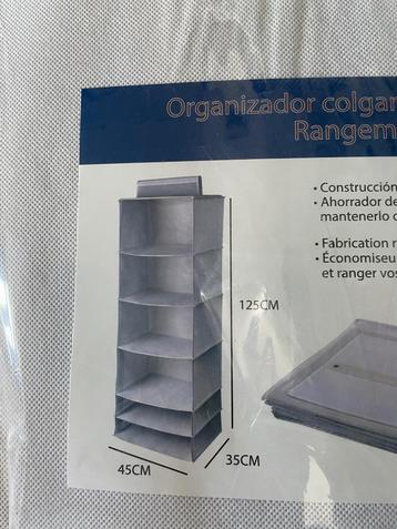 Hangende opbergruimte 6 compartimenten NIEUW  beschikbaar voor biedingen