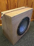 Handgemaakte Subwooferkist met woofer Pioneer 500 Watt, Ophalen of Verzenden, Zo goed als nieuw