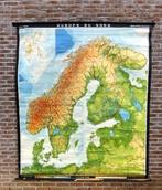 Très grande carte géographique murale Europe du Nord - '70, Carte géographique, Enlèvement