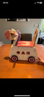 I’m toy houten loopwagen eenhoorn, Kinderen en Baby's, Gebruikt, Rij- of Hobbelspeelgoed, Ophalen