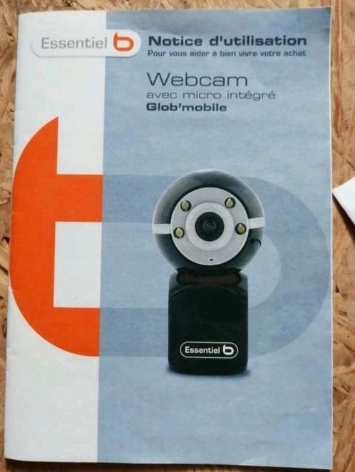 Webcam Essential B Glob'mobile, Informatique & Logiciels, Webcams, Comme neuf, Filaire, Windows, Clip moniteur, Fonction photo