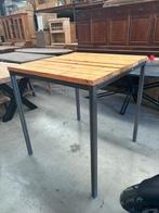 Industriële bartafel – 100x100 cm – hoogte 108 cm, Huis en Inrichting, Tafels | Statafels, Ophalen of Verzenden