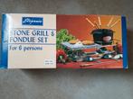 Steengrill en Fondueset in één, Huis en Inrichting, Ophalen, Gebruikt, Overige materialen, Overige typen