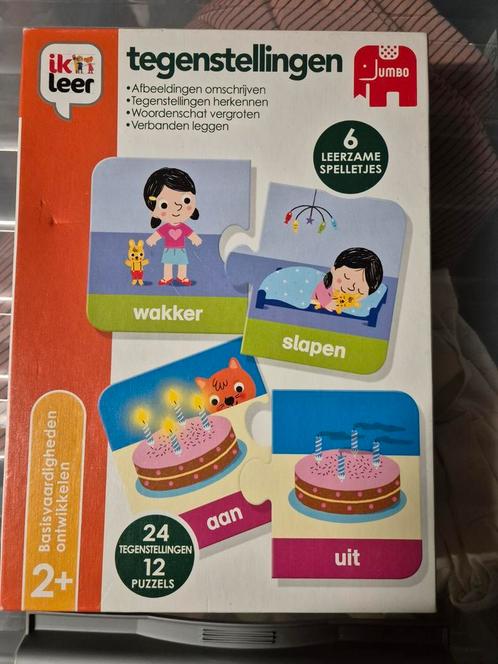 Spelletje tegenstellingen Jumbo, Kinderen en Baby's, Speelgoed | Educatief en Creatief, Gebruikt, Ophalen