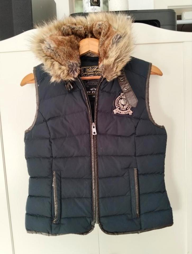 Bodywarmer hv polo donkerblauw xs, Kleding | Dames, Bodywarmers, Zo goed als nieuw, Maat 34 (XS) of kleiner, Blauw, Ophalen