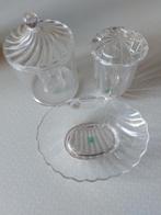 Setje Zeepschotel ,wattenpotje,tandenborstelhouder van Yves, Huis en Inrichting, Badkamer | Badtextiel en Accessoires, Ophalen of Verzenden