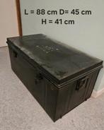 Koffer metaal zwart, Huis en Inrichting, Woonaccessoires | Kisten, Ophalen, Metaal