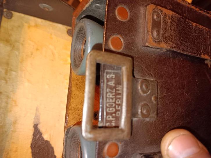 Ww1 verrekijker in foudraal , GOERZ, Verzamelen, Militaria | Tweede Wereldoorlog, Ophalen of Verzenden