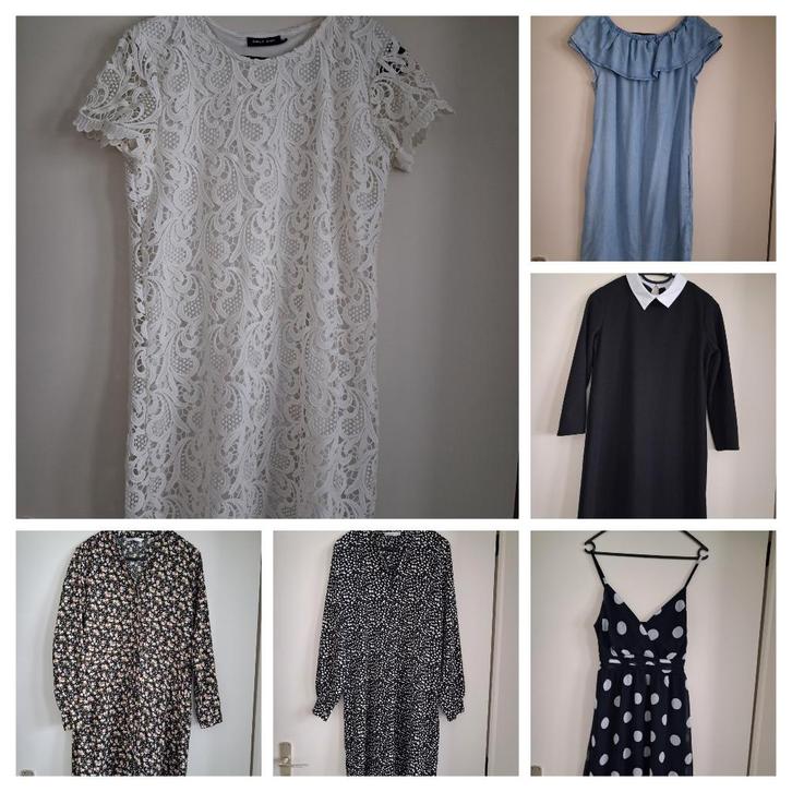 kleedjes maat 34 en 36 5€/stuk, Kleding | Dames, Jurken, Zo goed als nieuw, Maat 36 (S), Wit, Ophalen of Verzenden