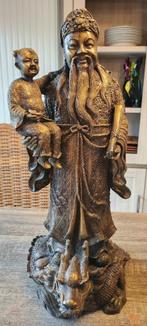 Statuette d'un Dieu Chinois en bronze, Antiquités & Art, Bronze, Enlèvement ou Envoi