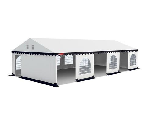 PARTY TENT wit/blauw - 6 x 12 meter, Tuin en Terras, Partytenten, Zo goed als nieuw, Partytent, Ophalen
