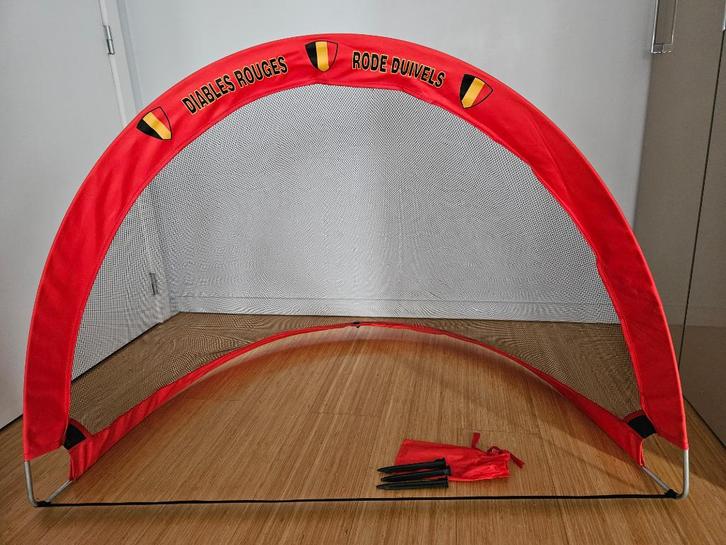 Nieuwe Voetbaldoel Exit Flexx Rode Duivels 2 stuks, Sport en Fitness, Voetbal, Nieuw, Set, Ophalen