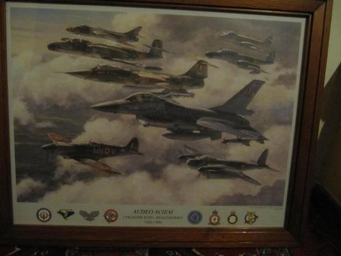 Prent Belgische Luchtmacht - 1Wing, Verzamelen, Militaria | Algemeen, Luchtmacht, Overige typen, Ophalen