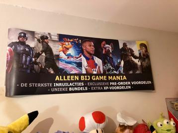 Promo banner Game Mania beschikbaar voor biedingen
