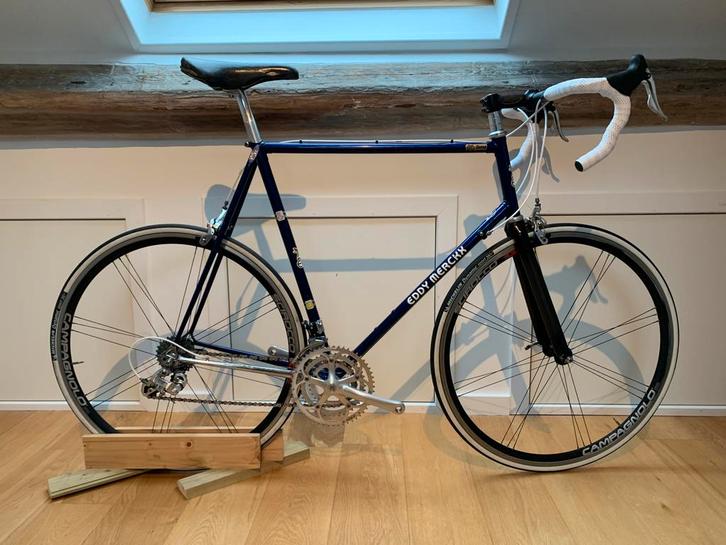Vélo Eddy Merckx acier – Campagnolo Veloce – prêt à rouler, Fietsen en Brommers, Fietsen | Racefietsen, Zo goed als nieuw, Staal