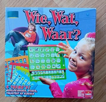 Gezelschapsspel - Wie, Wat, Waar?  beschikbaar voor biedingen