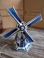 Molen delfs blauw. Met lamp., Antiek en Kunst, Ophalen