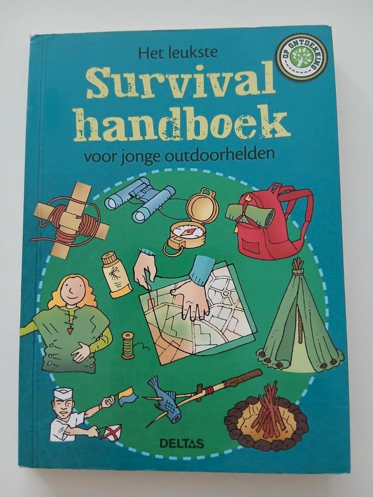 Het leukste survivalhandboek voor jonge outdoorhelden, Boeken, Kinderboeken | Jeugd | onder 10 jaar, Ophalen of Verzenden