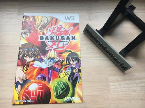 Bakugan Battle Brawlers (Wii) Handleiding, Games en Spelcomputers, Games | Nintendo Wii, Zo goed als nieuw, Ophalen