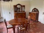 Salle à manger complète de style Napoléon antique, Maison & Meubles, Napoleon, Comme neuf, 4 à 6 chaises, Enlèvement ou Envoi