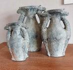 Potten antiek  deco 3 stuks 28cm/26/24 cm, Ophalen of Verzenden