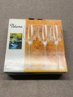 3 Kristallen wijnglazen, Ophalen of Verzenden