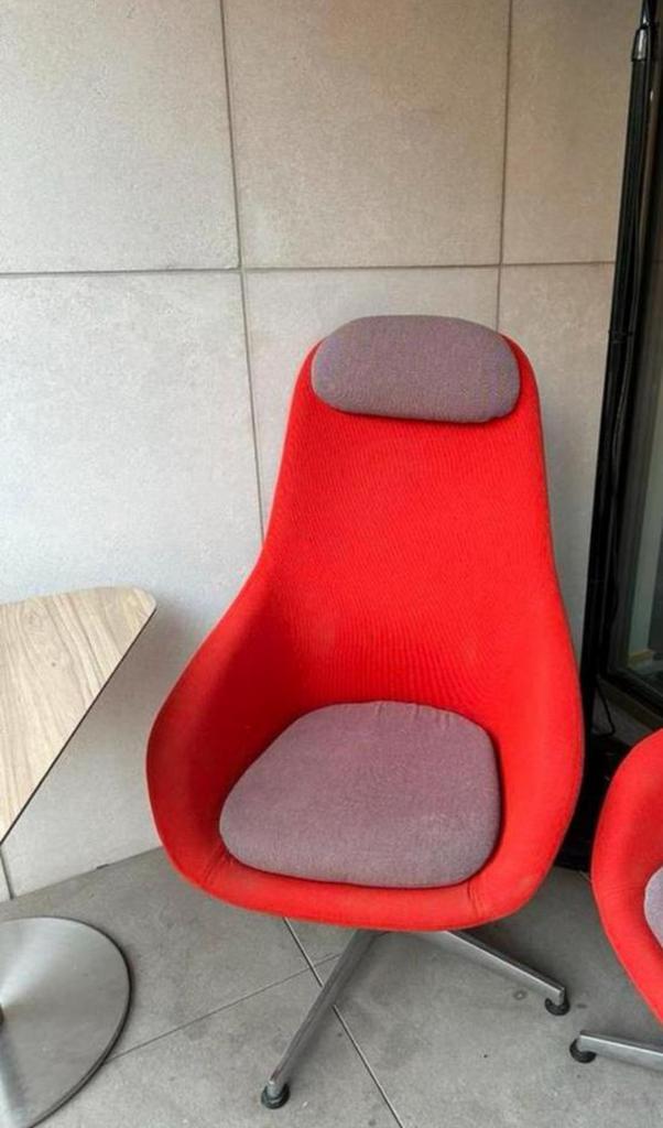 Kunst stoel, Huis en Inrichting, Bureaustoelen, Gebruikt, Bureaustoel, Rood, Ergonomisch, Ophalen
