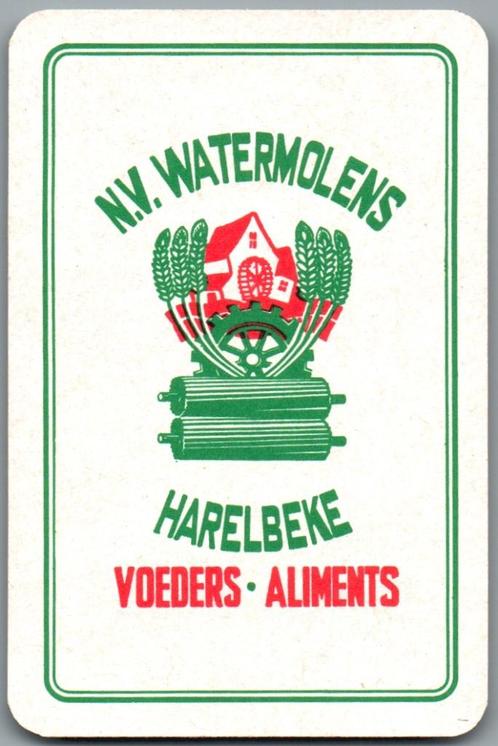 speelkaart - LK12293 - Watermolens voeders, Verzamelen, Speelkaarten, Jokers en Kwartetten, Zo goed als nieuw, Speelkaart(en)