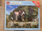 King puzzel 1000 stuks Roses House, Hobby en Vrije tijd, Ophalen of Verzenden, Zo goed als nieuw