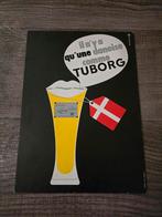 Oude karton reclame danoise comme TUBORG....perfect!, Collections, Marques de bière, Enlèvement ou Envoi