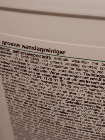 Groene aanslagreiniger Hg beschikbaar voor biedingen