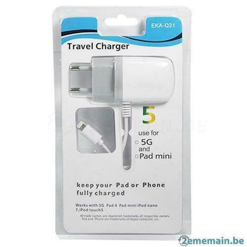 Chargeur pour Iphone 5, 5S, 5C, 6, 6+, iPod touch 5, Ipad 4, Télécoms, Téléphonie mobile | Chargeurs pour téléphone, Neuf, Apple iPhone