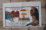 filmaffiche Sean Connery Cuba 1979 filmposter, Rechthoekig Liggend, Ophalen of Verzenden, A1 t/m A3, Zo goed als nieuw